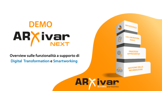 Webinar Arxivar: Overview sulle funzionalità a supporto di Digital Trasformation e Smart Working