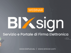 Demo Arxivar BIX-SIGN – 12 Giugno alle 10.00