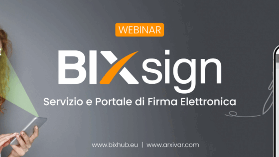 Demo Arxivar BIX-SIGN – 12 Giugno alle 10.00